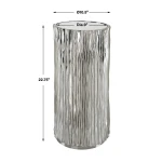 Echo Drink Table, Nickel - Image 9