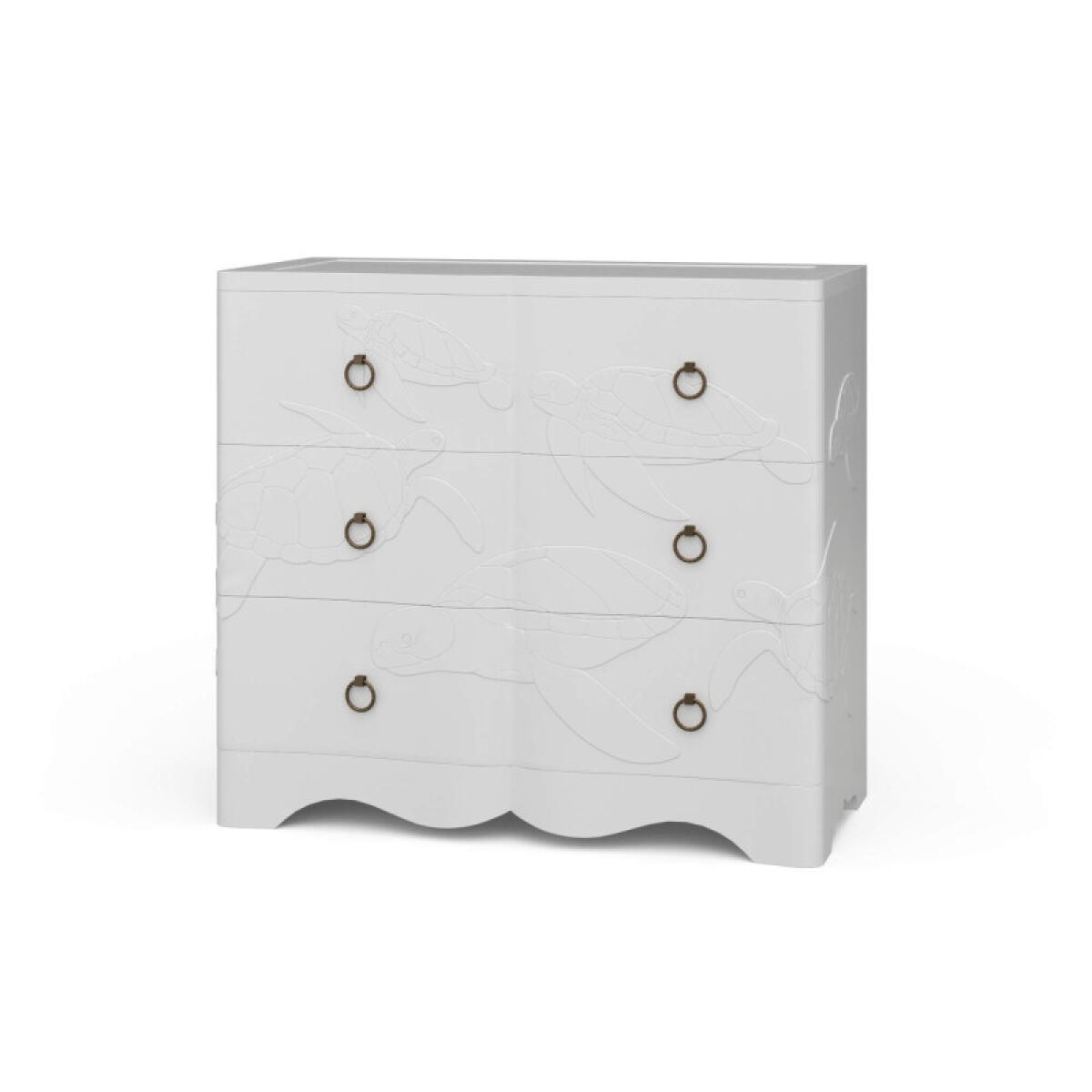 4a22ddb0cbb0a23b1792e290d70cd126 Chelonian Turtle 3 Drawer Chest - Image 1