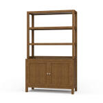 Kagu Open Hutch W/ Rattan