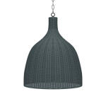 Hampton Rattan Pendant Large Lighting Bramble 15