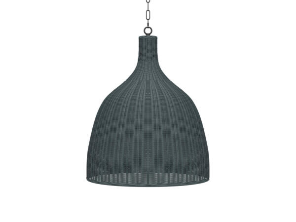 Hampton Rattan Pendant Large Lighting Bramble 2