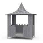 Scalloped Rattan Dog Bed Accent Furniture Accent Furniture 23