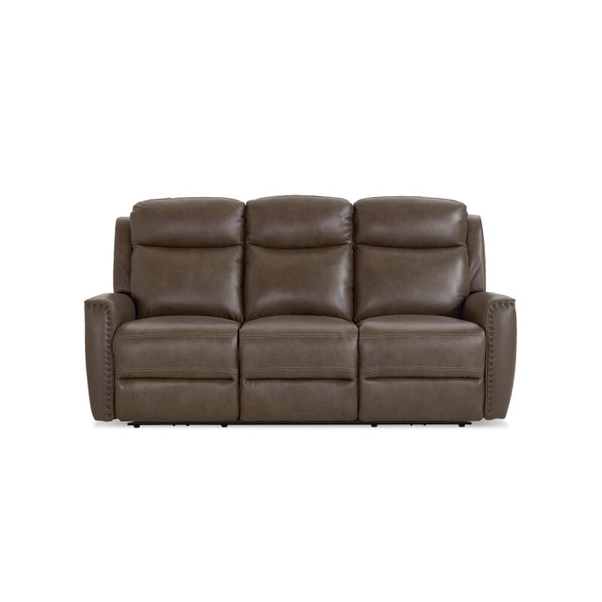 4a3fc1fd0f3f7ea3a947c7151cf2ffec Douglas Leather Power Reclining Sofa - Image 1