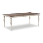 Amelia Oak Rectangle Dining Table with Leaf