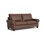 True Custom™ True Custom® Leather Large Panel Arm Studio Sofa - Image 3