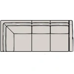 Sectionals 206 Robinson Stationary Sectional with One-Piece Back - Image 10
