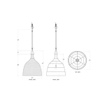 Hampton Rattan Pendant Extra Large Lighting Black 9