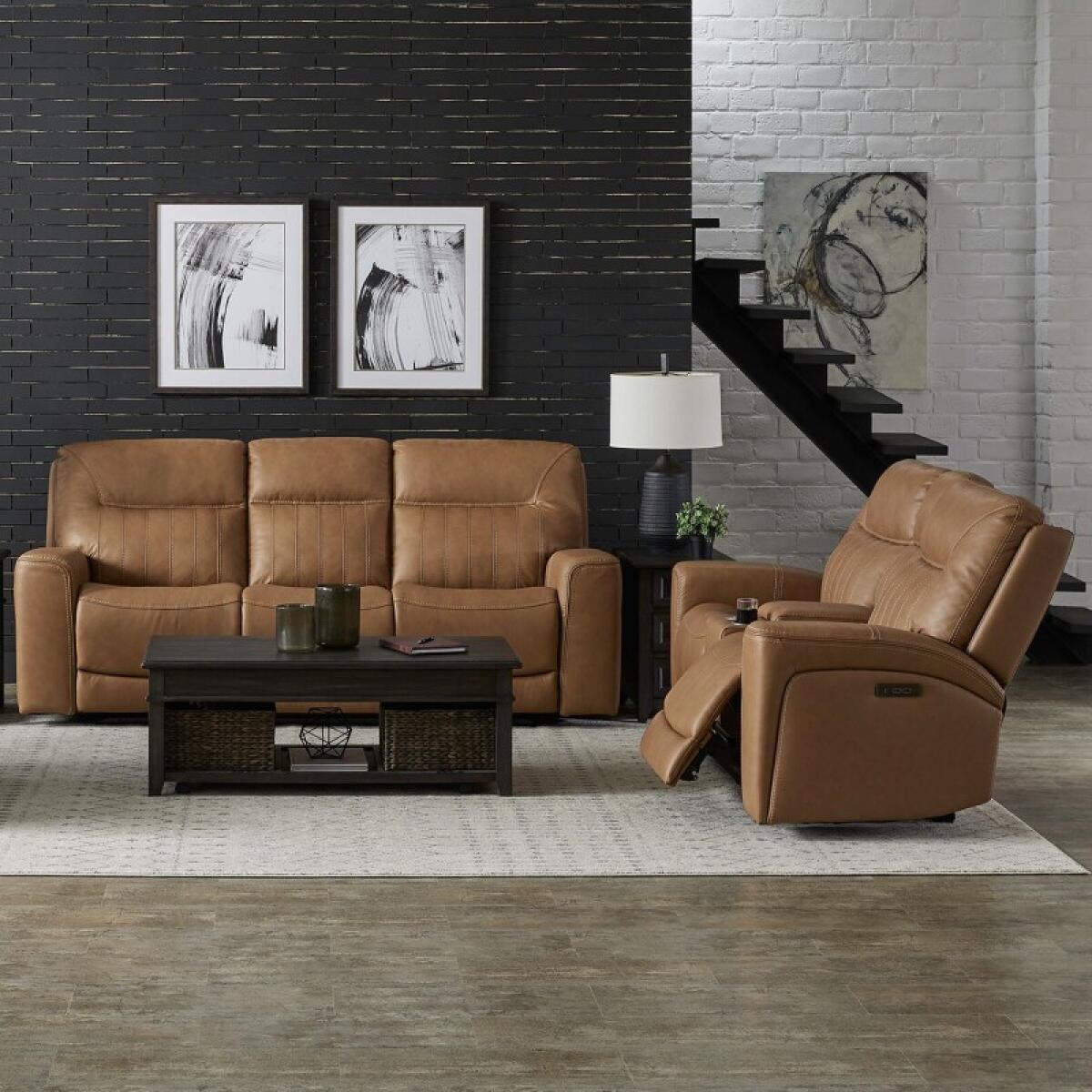 Bennett Sofa & Loveseat Sofas Brown 2 Bennett Sofa & Loveseat Sofas Brown 2