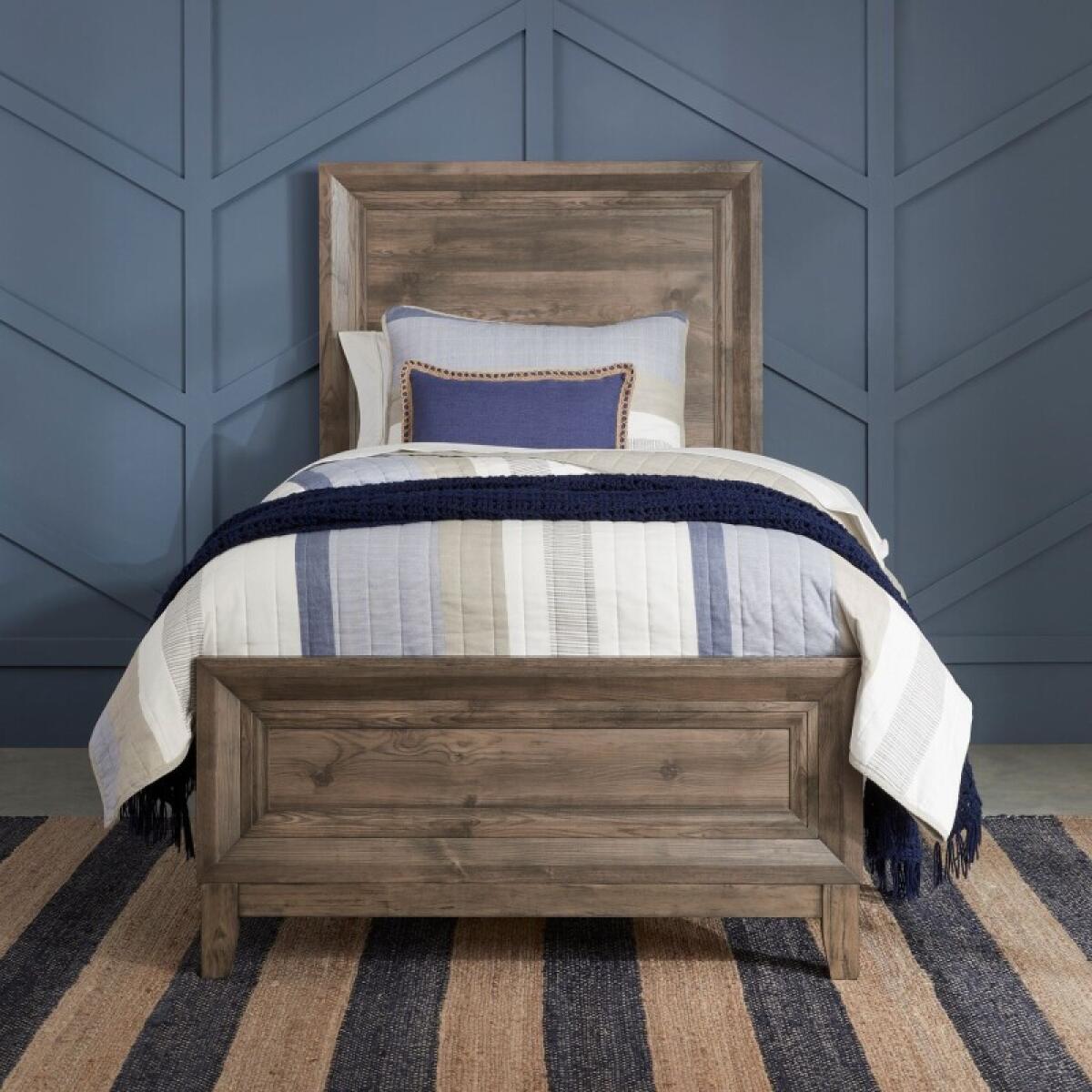 4a9cd9daf05348f6a7982d60d3803b3d Ridgecrest Twin Panel Bed - Image 1