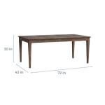 HideAway Solid Maple Boat Shaped Dining Table - Image 5