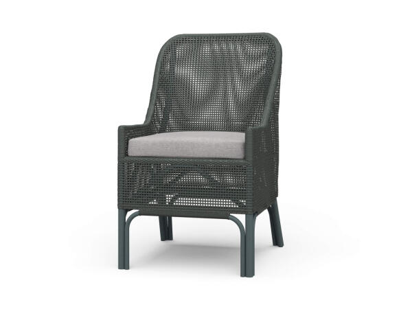 Cristo Rattan Dining Chair W/ Seat Cushion Chairs & Benches Bramble