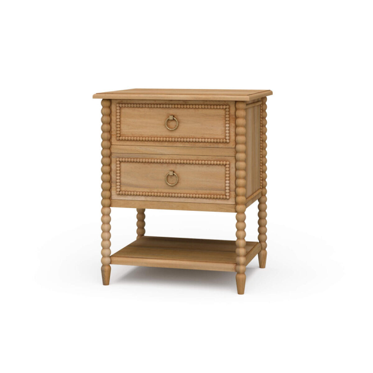 4b12ef0b1bea22b0dea3e7f774e9a171 Cholet 2 Drawer Bedside Table W/ Shelf - Image 1