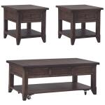 Paradise Valley Opt 3 Piece Set Table Sets Brown 7