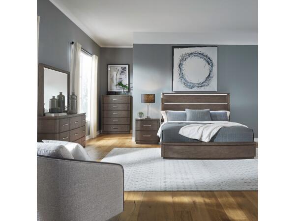 Cascade Falls Queen Panel Bed, Dresser & Mirror, Chest, Night Stand Bedroom Sets Bedroom Sets