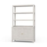 Kagu Open Hutch W/ Rattan
