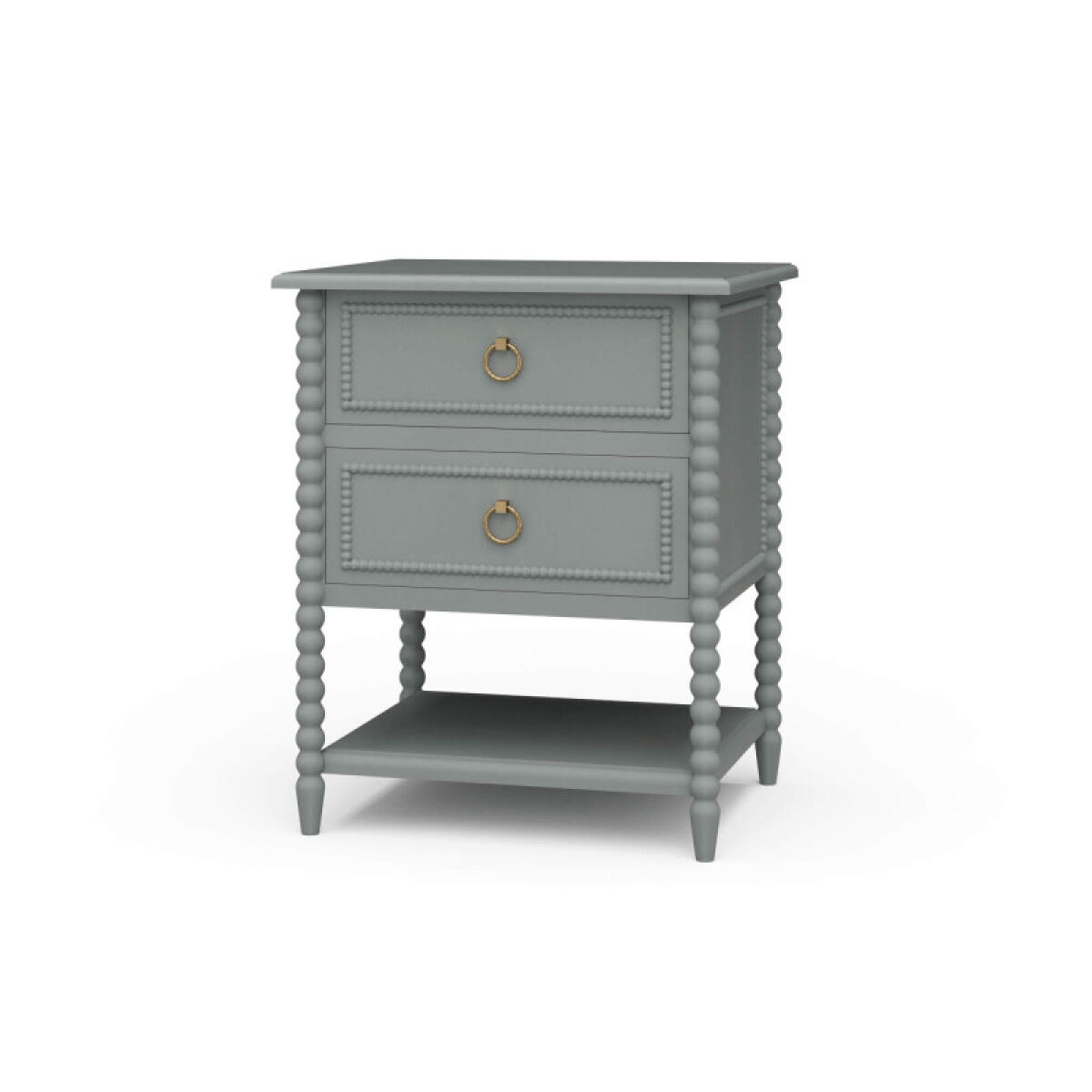 4b651d88171a2e8f5a103276b18fb78d Cholet 2 Drawer Bedside Table W/ Shelf - Image 1