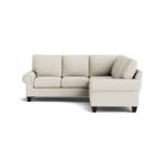 True Custom™ True CustomÂ® Large Panel Arm L-Shaped Sectional Sectionals Bassett Furniture 13