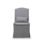 Sierra Slipcovered Dining Chair W/ Castors - Image 6