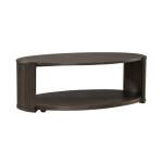 City View Oval Cocktail Table Cocktail & Coffee Tables Brown 15