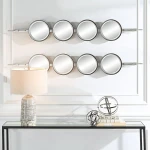 Button Mirror, Silver - Image 7