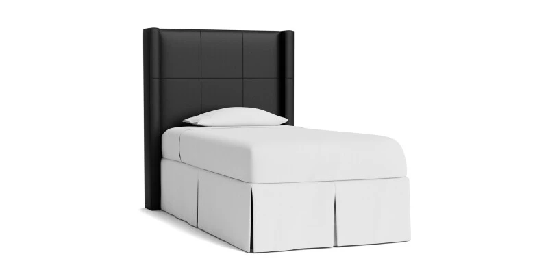 4bcacf22ec7cb7b83d1f5b3fd2d71547 Dublin Leather Upholstered Bed - Image 1