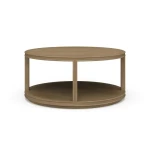 Cohan Coffee Table Small W/ Wood Shelf - Image 6