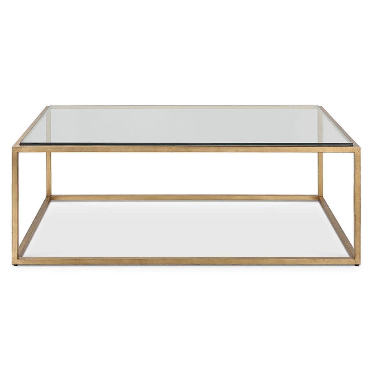 4be64cd441c40a09f3967339c2bf37fe Bravura Coffee Table, Gold - Image 1