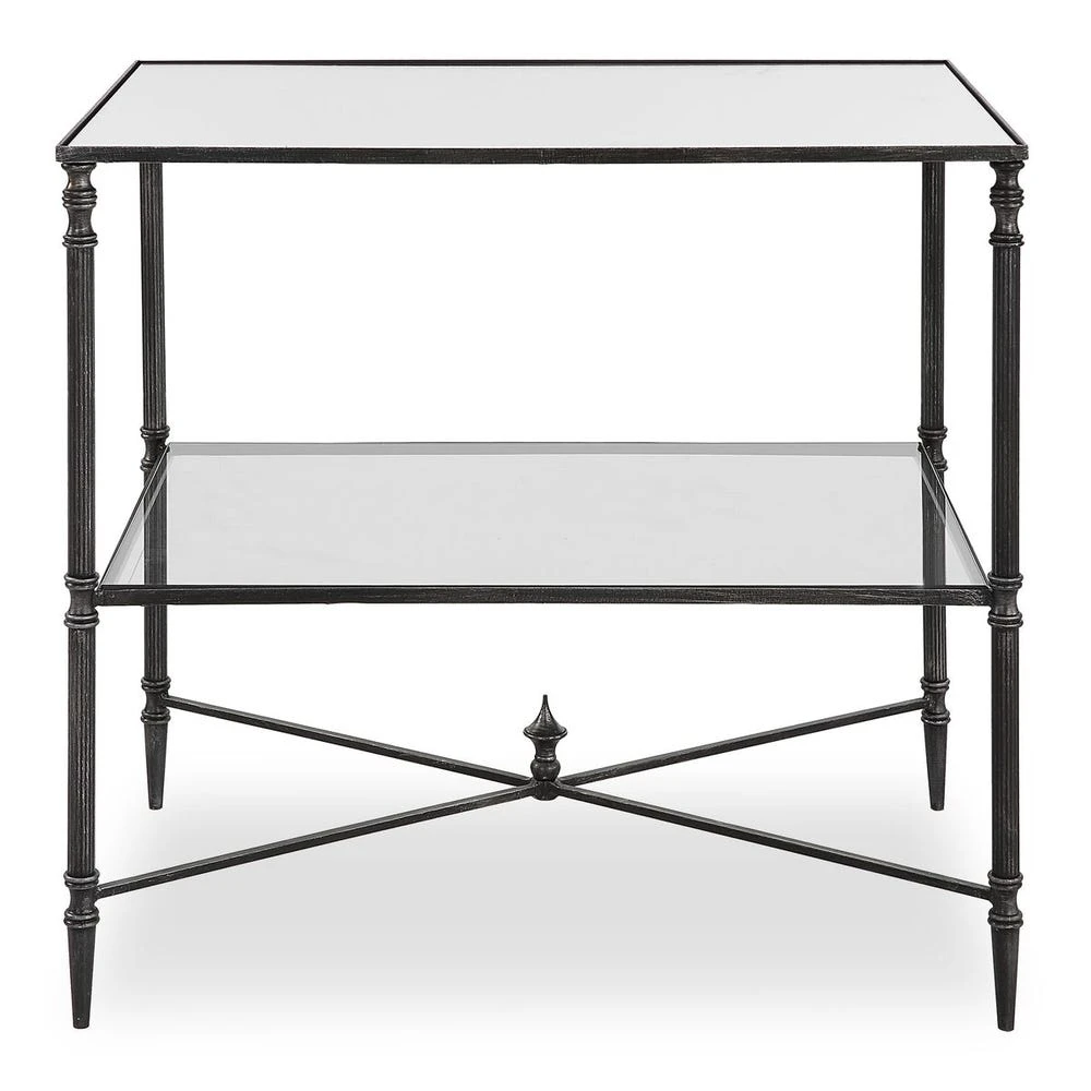 4be950bcc9d93fa093a4adf698dea94e Henzler Lamp Table, Steel - Image 1