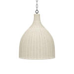 Hampton Rattan Pendant Medium Lighting Bramble 13