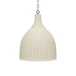 Hampton Rattan Pendant Medium Lighting Bramble 7