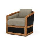 Aden Swivel Chair W/ Leather - Image 4