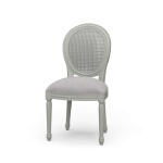 Tulip Rattan Back Dining Chair W/o Fluted Leg - Image 3