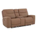 Bennett Loveseat w/ Console P2 & ZG - Butternut - Image 4