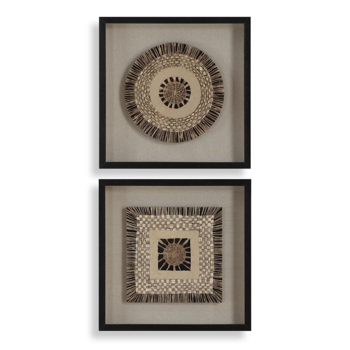 Intertwine Shadow Box, S/2 Wall Decor Cream 2 Intertwine Shadow Box, S/2 Wall Decor Cream 2