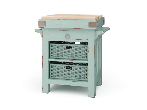 Sonoma Island W/ Rattan Baskets Accent Furniture Accent Furniture