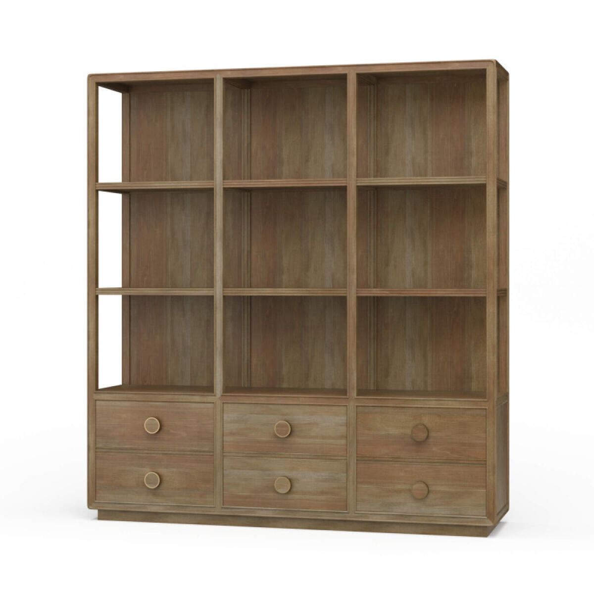 4c8a18ee30018acafc511e9f92b53f80 Cohan Open Cabinet W/ 6 Drawers - Image 1