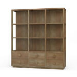 Cohan Open Cabinet W/ 6 Drawers