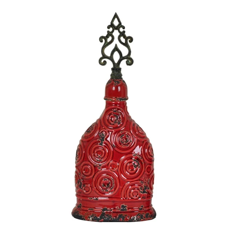 4cac9e53587494112e0fd1a4516b0262 Large Circles Finial Vase - Image 1