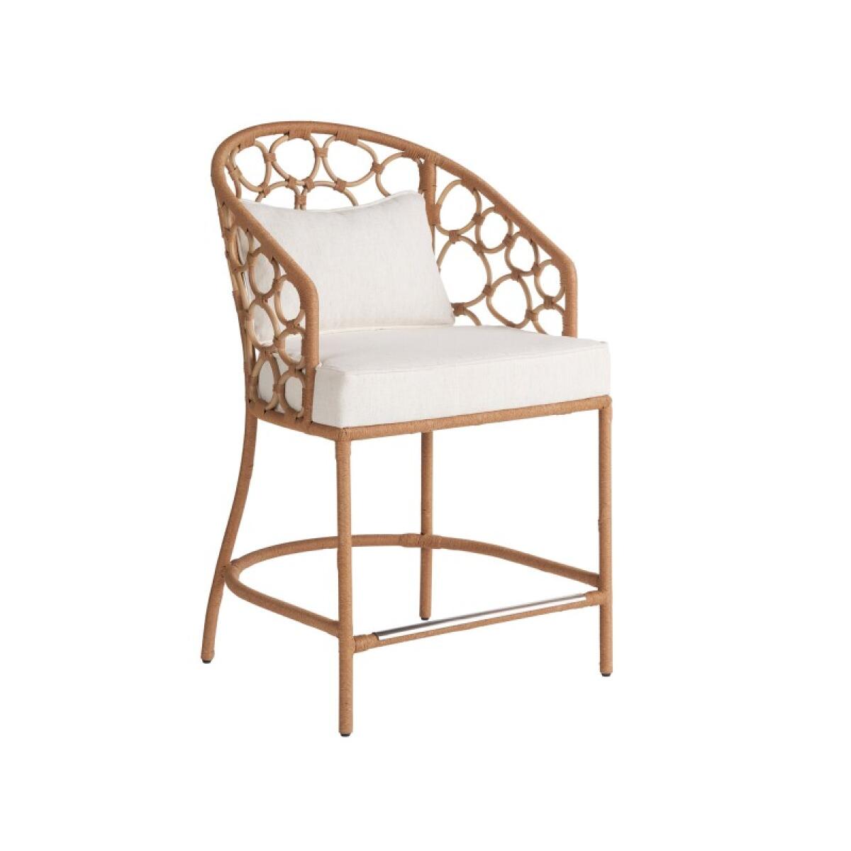4cc8471e9c80a380ace3e2e9d86e2de1 Weekender Coastal Living Home Collection Pebble Counter Chair - Image 1
