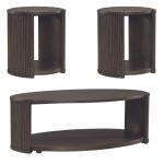 City View 3 Piece Set Table Sets Brown 7