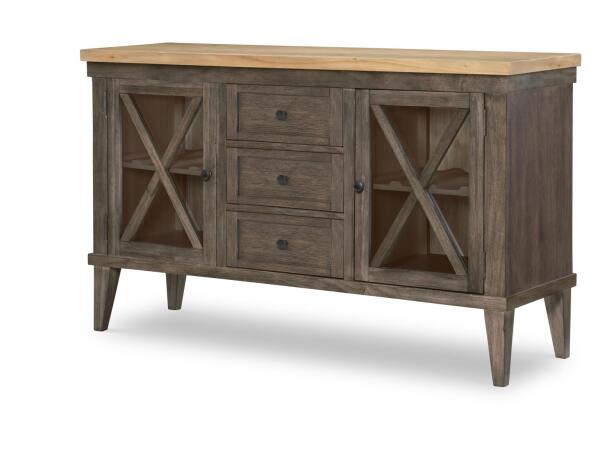 Server Dining Storage Amber And Cocoa