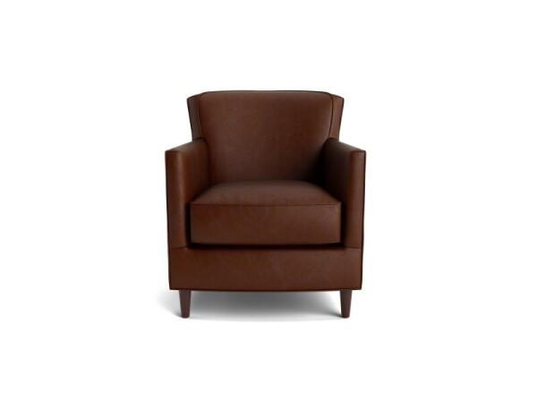 New American Living Leather Accent Chair Chairs Bassett Furniture