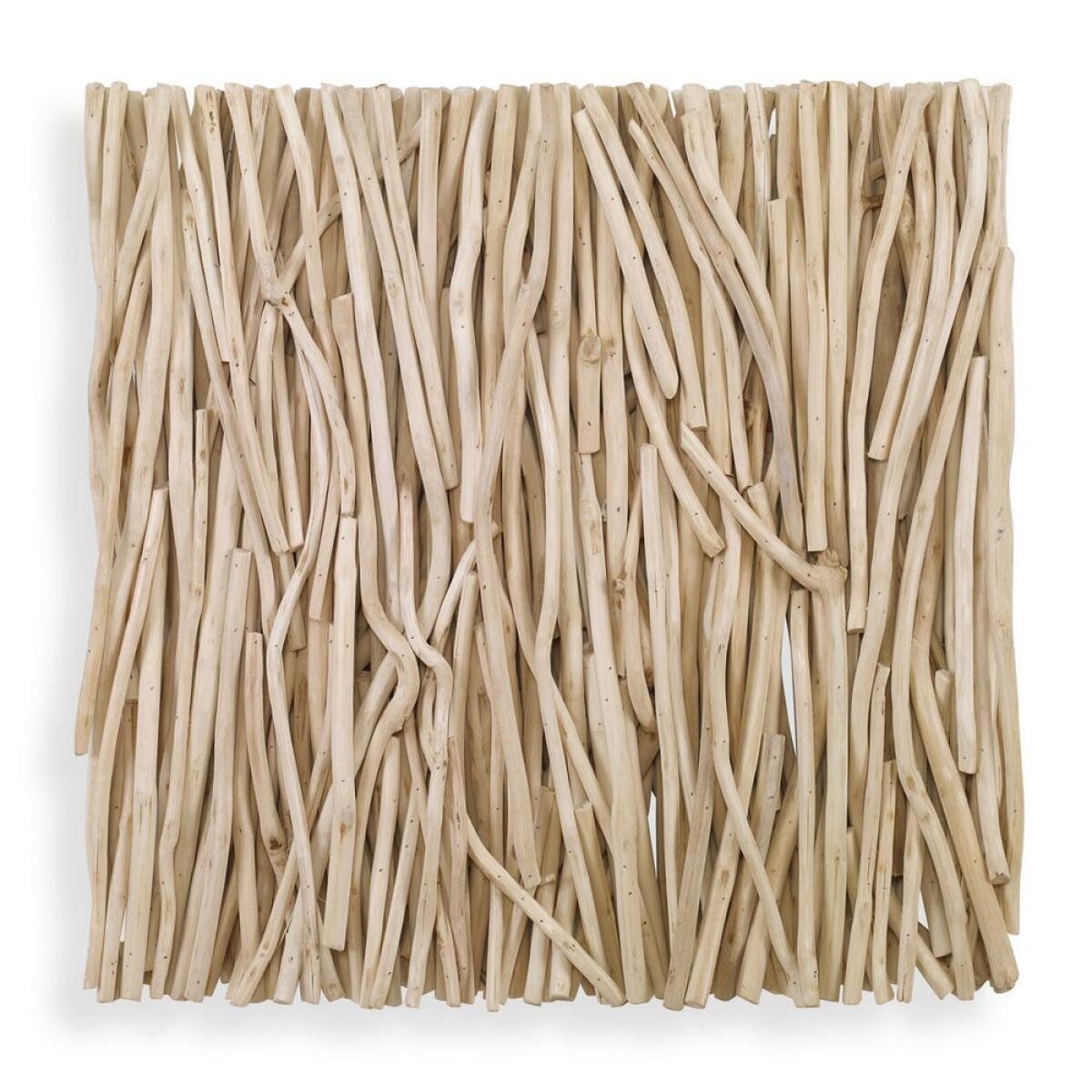 Gathered Teak Square Wood Wall Decor, Bleached Wall Decor Bleached 2 Gathered Teak Square Wood Wall Decor, Bleached Wall Decor Bleached 2