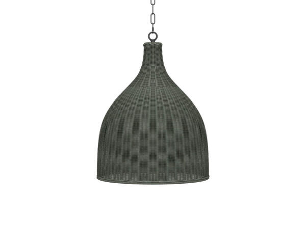 Hampton Rattan Pendant Medium Lighting Bramble
