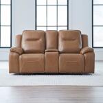 Callihan Loveseat w/ Console P3 & ZW Loveseats Brown 17