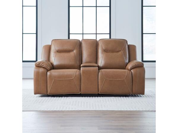 Callihan Loveseat w/ Console P3 & ZW Loveseats Brown