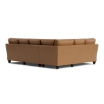 True Custom™ True Custom® Leather Track Arm L-Shaped Sectional - Image 3