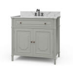 Nantes Single Vanity W/ Sink & Marble Top - Image 2