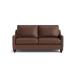True Custom™ True Custom® Leather Slope Arm Studio Sofa