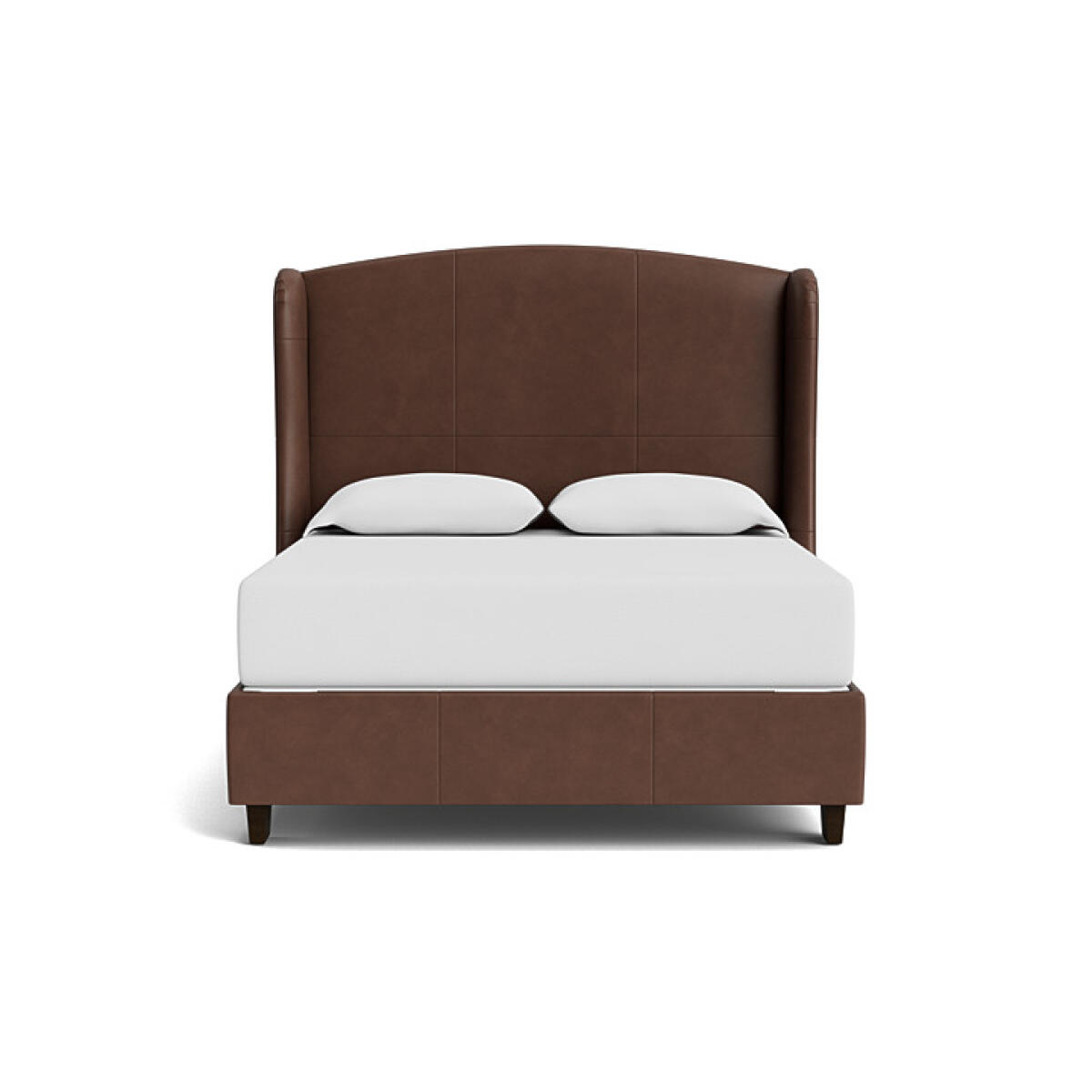 4dbedf6da119c7d47e367e469314db28 Paris Leather Upholstered Bed - Image 1